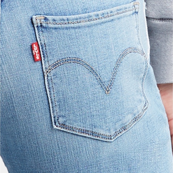 Levi's Classic Mid Rise Side Stripe Skinny Jeans - Picture 3 of 6